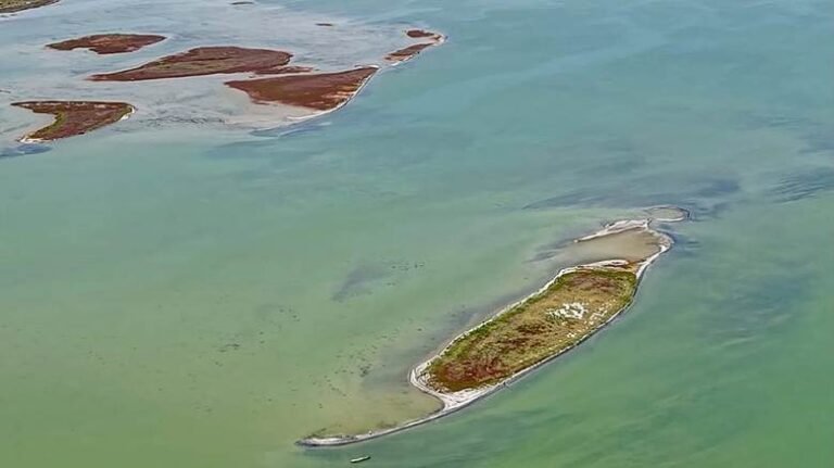 The Caspian Sea has been shrinking for decades. Now, a new island has emerged